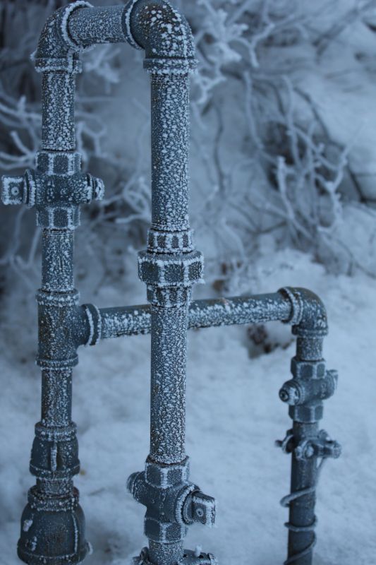 Frozen Pipe Exterior